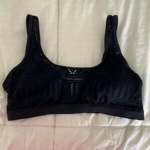 Anne Cole Black Lace Bikini Top